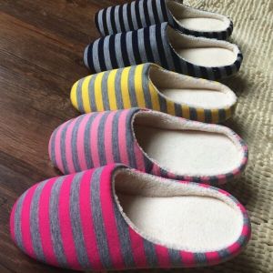 Infinite Love מתנות לבישות New Soft Couple Indoor Floor Soft Non-slip Slippers Flock House Home Shoes G45