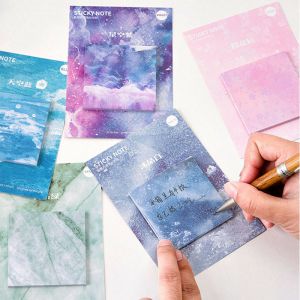 Infinite Love משחקים ופעילויות 2pcs Colorful Memo Pad Stickers Sticky Notes Diy Diary Decor Kawaii Stationery